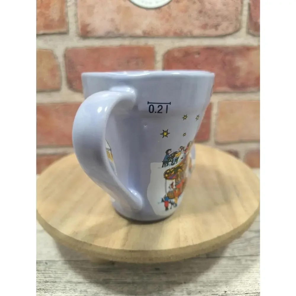 Christmas Village Baltimore Boot Souvenir Mug Lavender Glühwein German Market